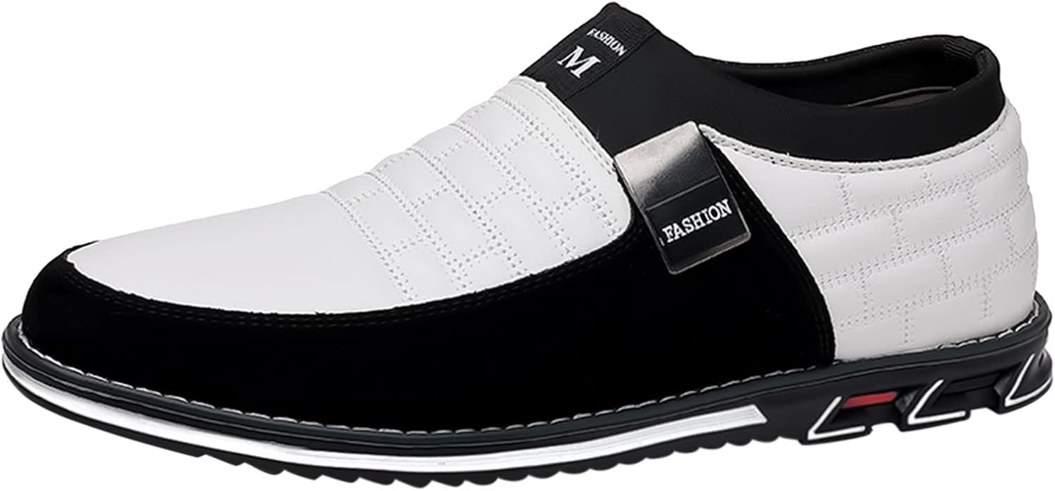 Мужские дышащие, удобные, деловые, повседневные, однотонные кожаные домашние туфли из кожи Generic, белый
Мужские дышащие, удобные, деловые, повседневные, однотонные кожаные домашние туфли из кожи Generic, белый