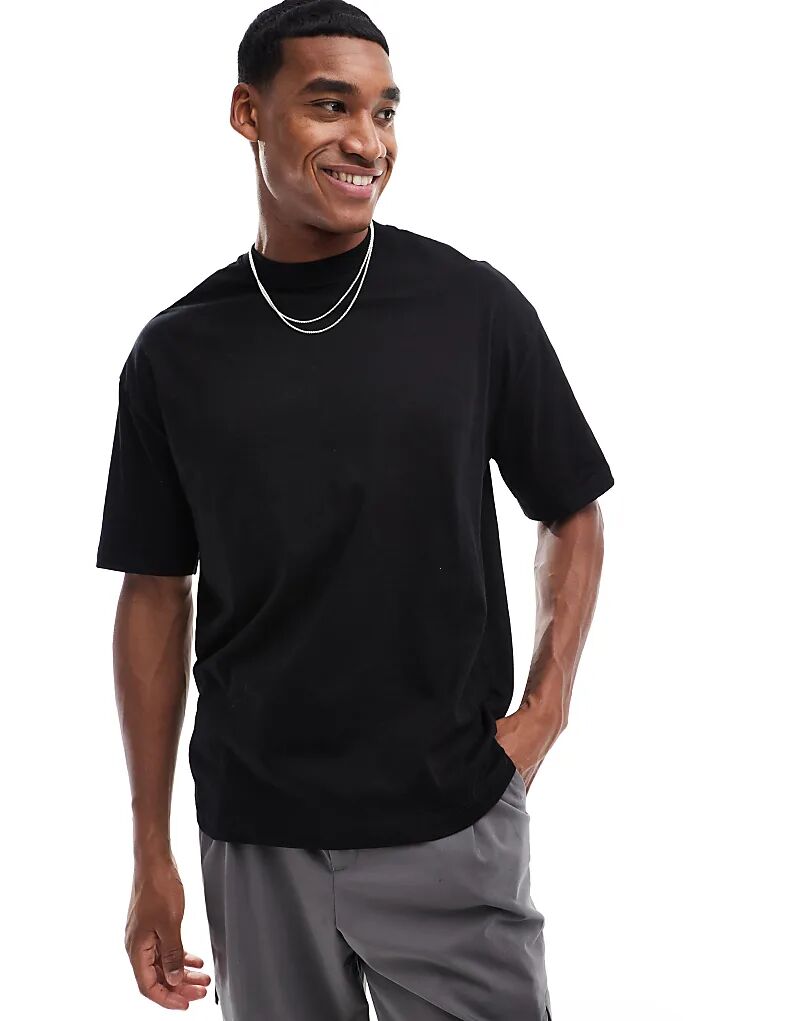 Футболка оверсайз черного цвета River Island
Футболка оверсайз черного цвета River Island