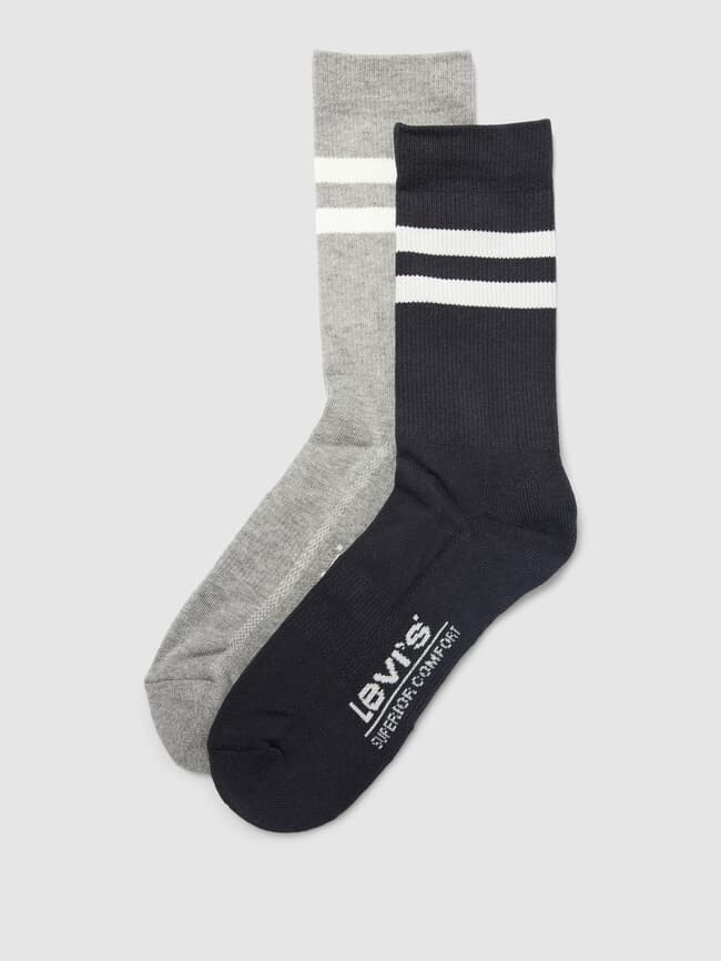 Носки с контрастными полосками в упаковке 2 шт. модель SPORT STRIPE Levi's, темно-серый
Носки с контрастными полосками в упаковке 2 шт. модель SPORT STRIPE Levi's, темно-серый