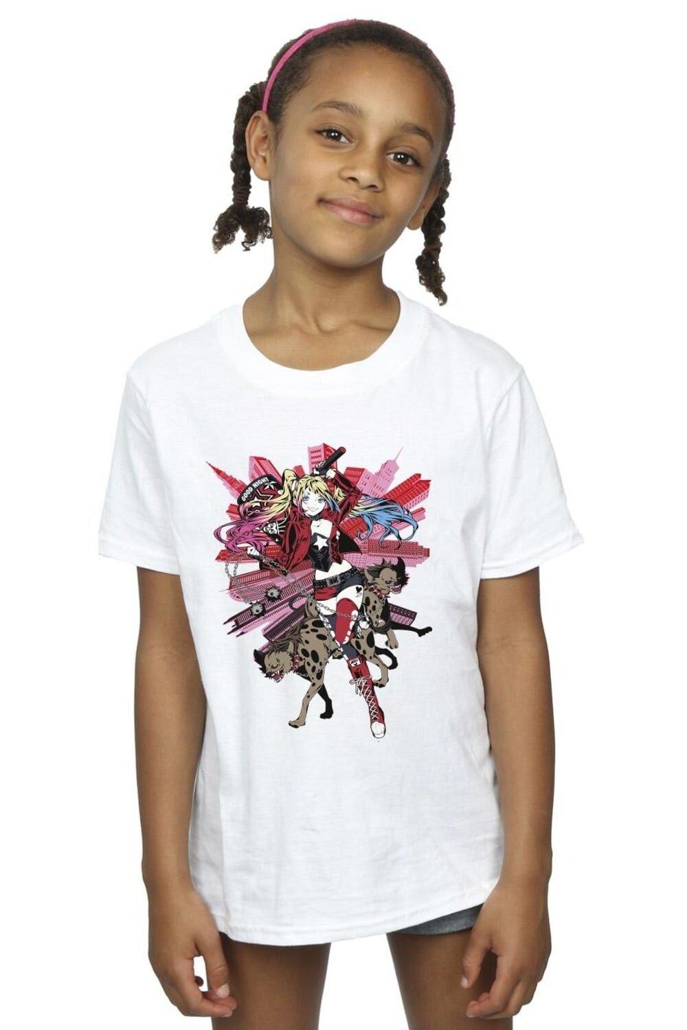 Хлопковая футболка Harley Quinn Hyenas DC Comics, белый
Хлопковая футболка Harley Quinn Hyenas DC Comics, белый