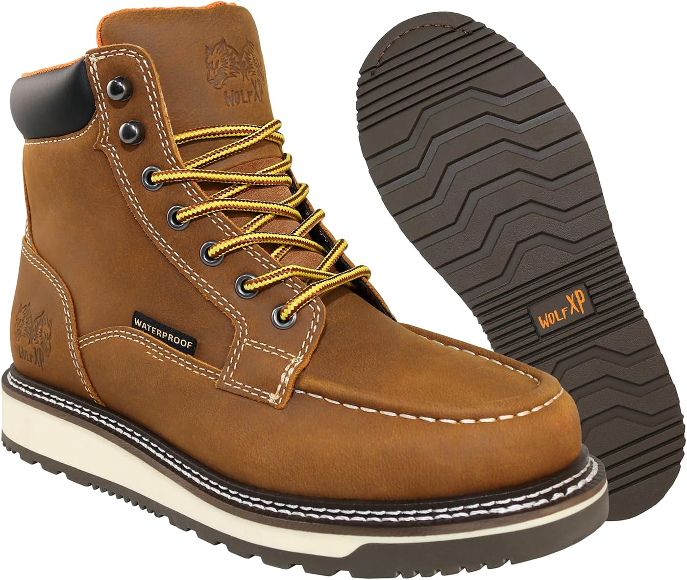 Мужские ботинки WOLF Heavy Duty - из натуральной кожи, маслостойкие и противоскользящие, водонепроницаемые, утепленные защитные строительные ботинки Wolf Industrial Products, коричневый
Мужские ботинки WOLF Heavy Duty - из натуральной кожи, маслостойкие и противоскользящие, водонепроницаемые, утепленные защитные строительные ботинки Wolf Industrial Products, коричневый