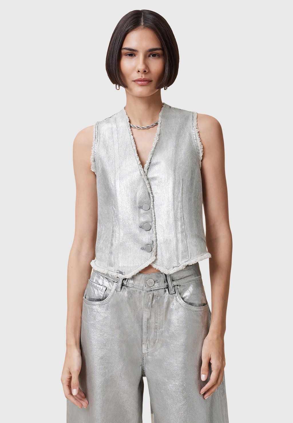 Жилет ANDREA AllSaints, серый
Жилет ANDREA AllSaints, серый