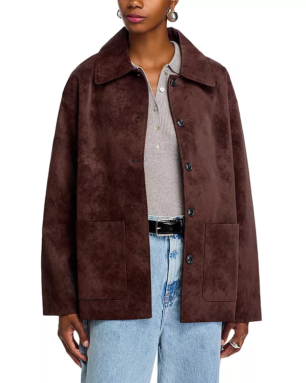 Куртка Рита из искусственной замши Wayf, коричневый
Куртка Рита из искусственной замши Wayf, коричневый