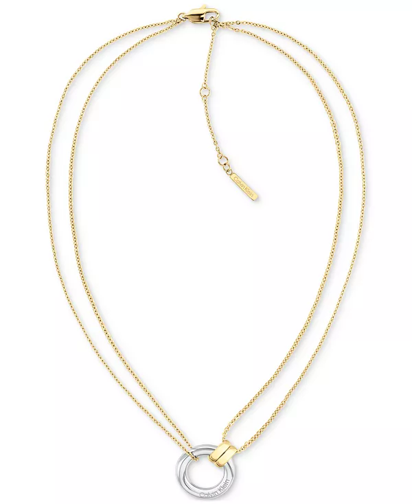 Двухцветное ожерелье с подвеской-логотипом из нержавеющей стали, 16 дюймов + удлинитель 2 дюйма Calvin Klein, silver
Двухцветное ожерелье с подвеской-логотипом из нержавеющей стали, 16 дюймов + удлинитель 2 дюйма Calvin Klein, silver