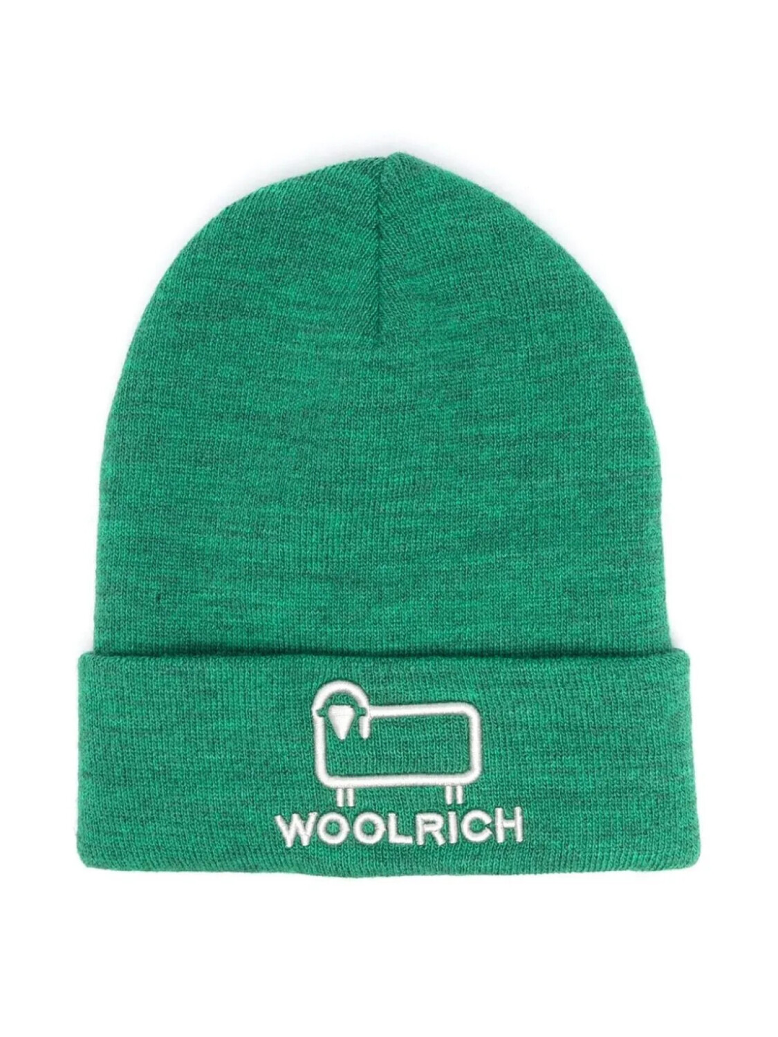 Woolrich Kids шапка бини с вышитым логотипом, зеленый 
Woolrich Kids шапка бини с вышитым логотипом, зеленый
