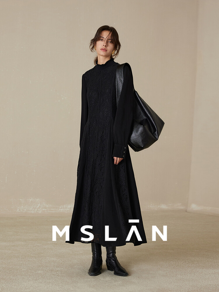 Платье MSlan 24 из французского кружева, черный
Платье MSlan 24 из французского кружева, черный