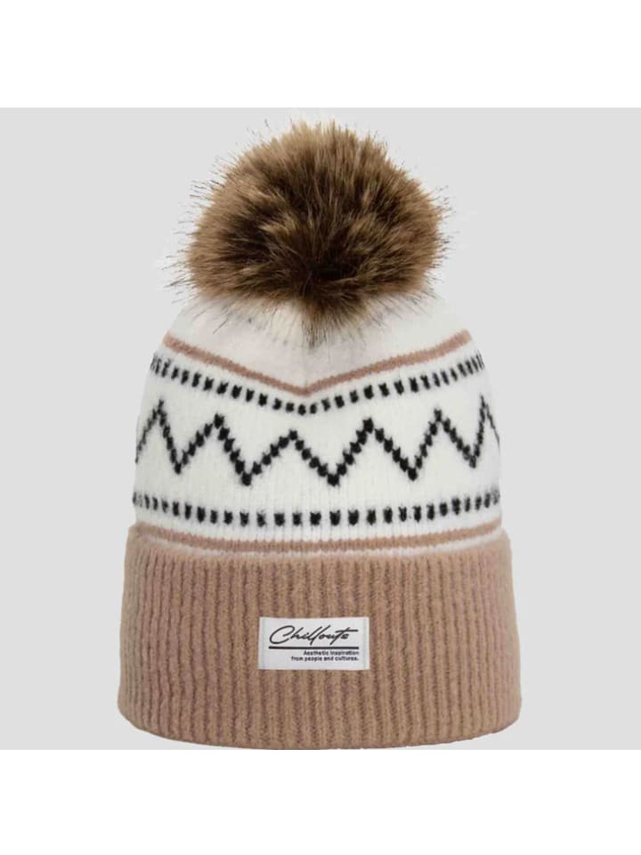 Шапка-помпон Эллы белого цвета Chillouts Headwear
Шапка-помпон Эллы белого цвета Chillouts Headwear