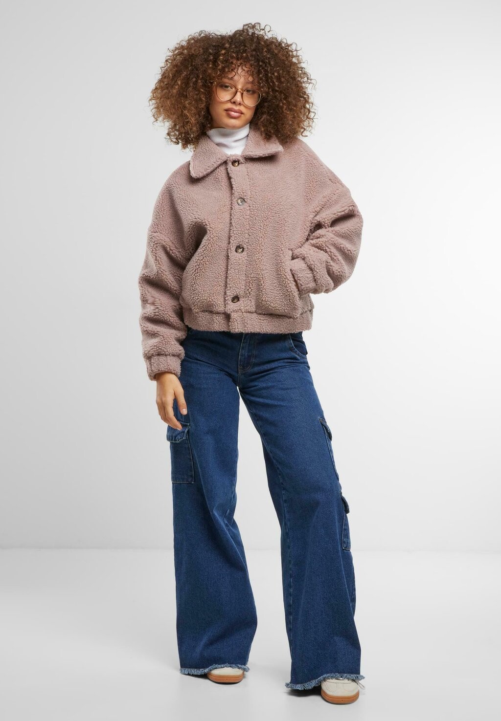 Флисовая куртка Urban Classics, светло-розовый
Флисовая куртка Urban Classics, светло-розовый