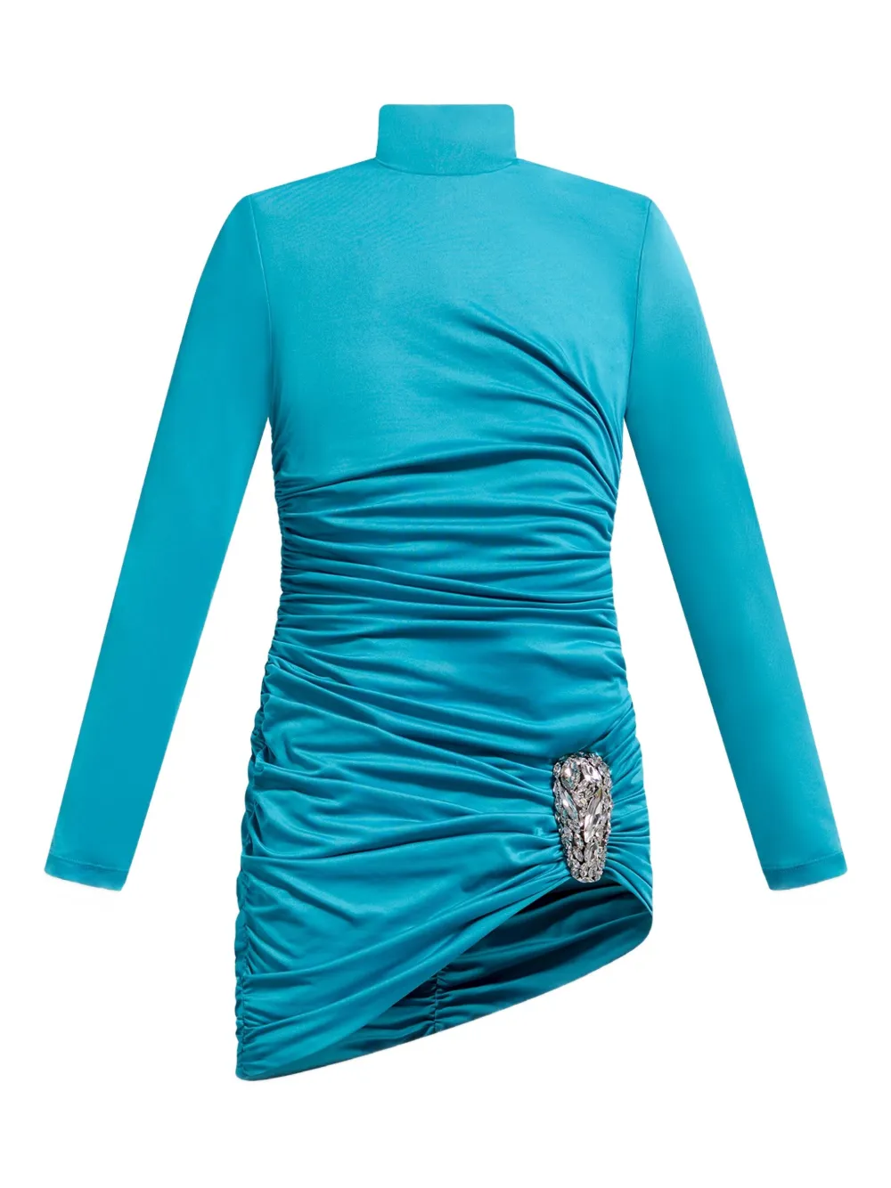 Платье мини с кристаллами и драпировкой AREA, синий
Платье мини с кристаллами и драпировкой AREA, синий