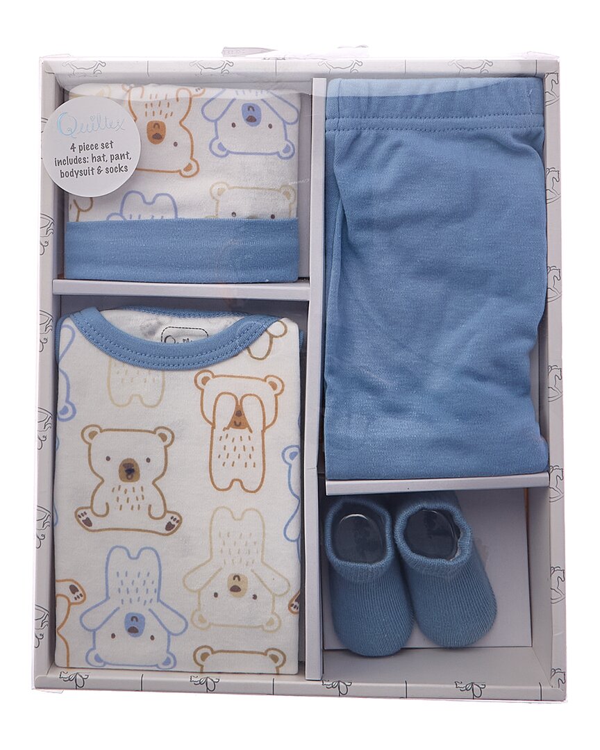 Набор для новорожденных Quiltex Bears из 4 предметов, белый
Набор для новорожденных Quiltex Bears из 4 предметов, белый