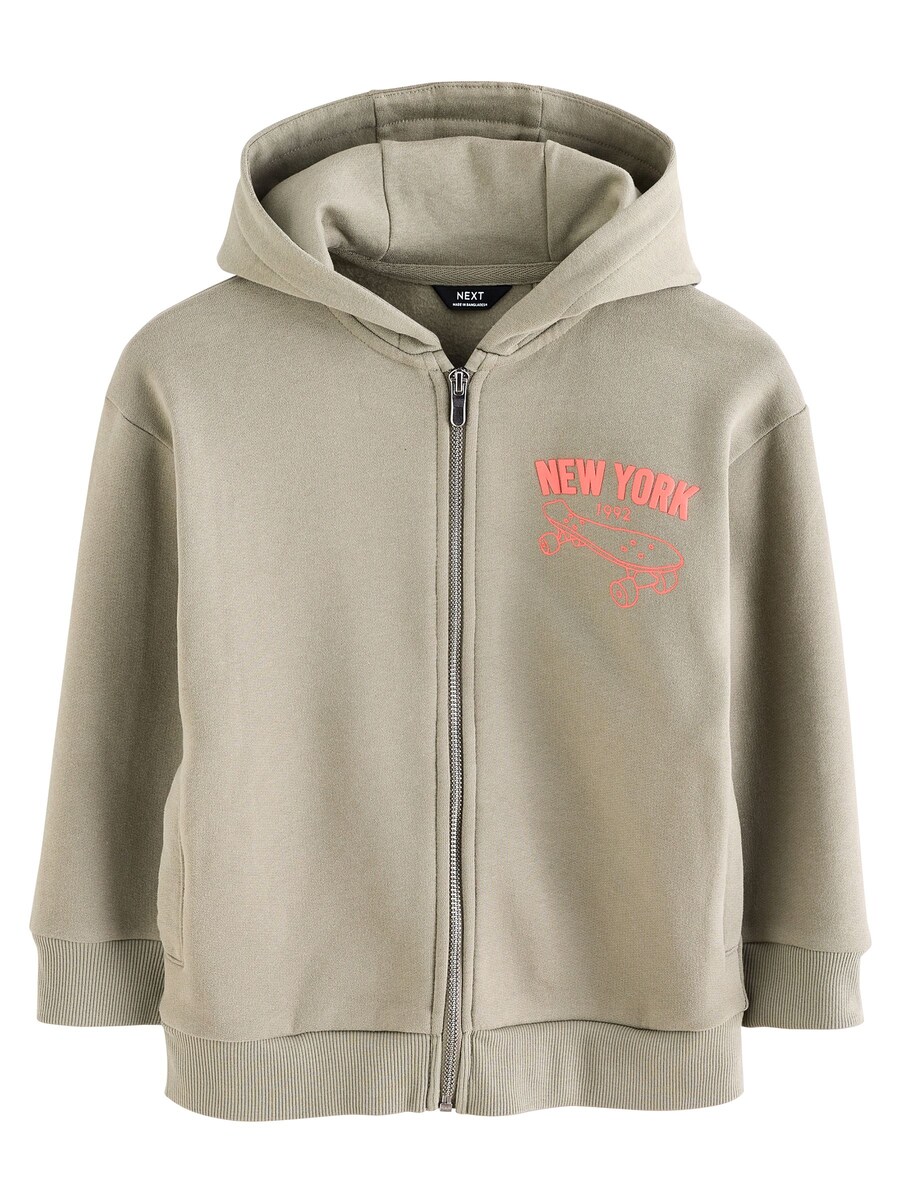 Толстовка с капюшоном на молнии Next, хаки
Толстовка с капюшоном на молнии Next, хаки