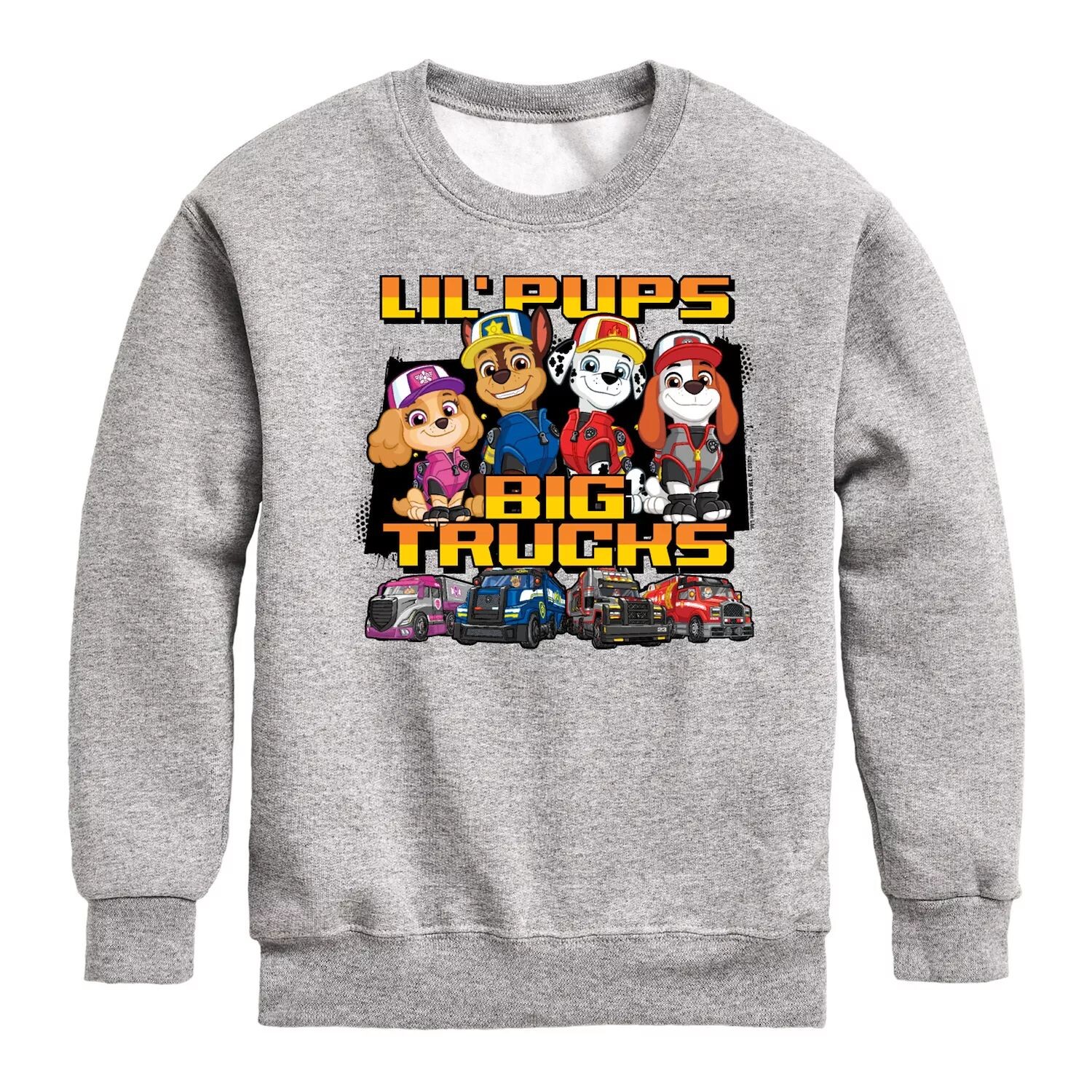 Флисовая толстовка с рисунком «Lil' Pups Big Trucks» для мальчиков 8–20 лет Paw Patrol Truck «Lil' Pups Big Trucks» Licensed Character, серый
Флисовая толстовка с рисунком «Lil' Pups Big Trucks» для мальчиков 8–20 лет Paw Patrol Truck «Lil' Pups Big Trucks» Licensed Character, серый