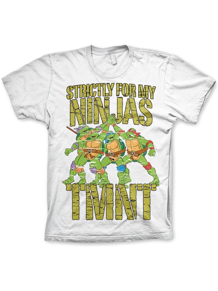 Teenage Mutant Ninja Turtles Футболка "TMNT Strictly For My Ninjas T-Shirt" белого цвета, Белый, Teenage Mutant Ninja Turtles Футболка "TMNT Strictly For My Ninjas T-Shirt" белого цвета
Teenage Mutant Ninja Turtles Футболка "TMNT Strictly For My Ninjas T-Shirt" белого цвета, Белый, Teenage Mutant Ninja Turtles Футболка "TMNT Strictly For My Ninjas T-Shirt" белого цвета
