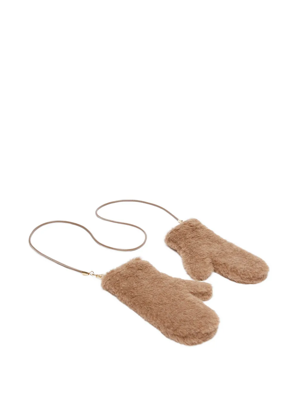 Перчатки из искусственного меха MAX MARA, коричневый 
Перчатки из искусственного меха MAX MARA, коричневый