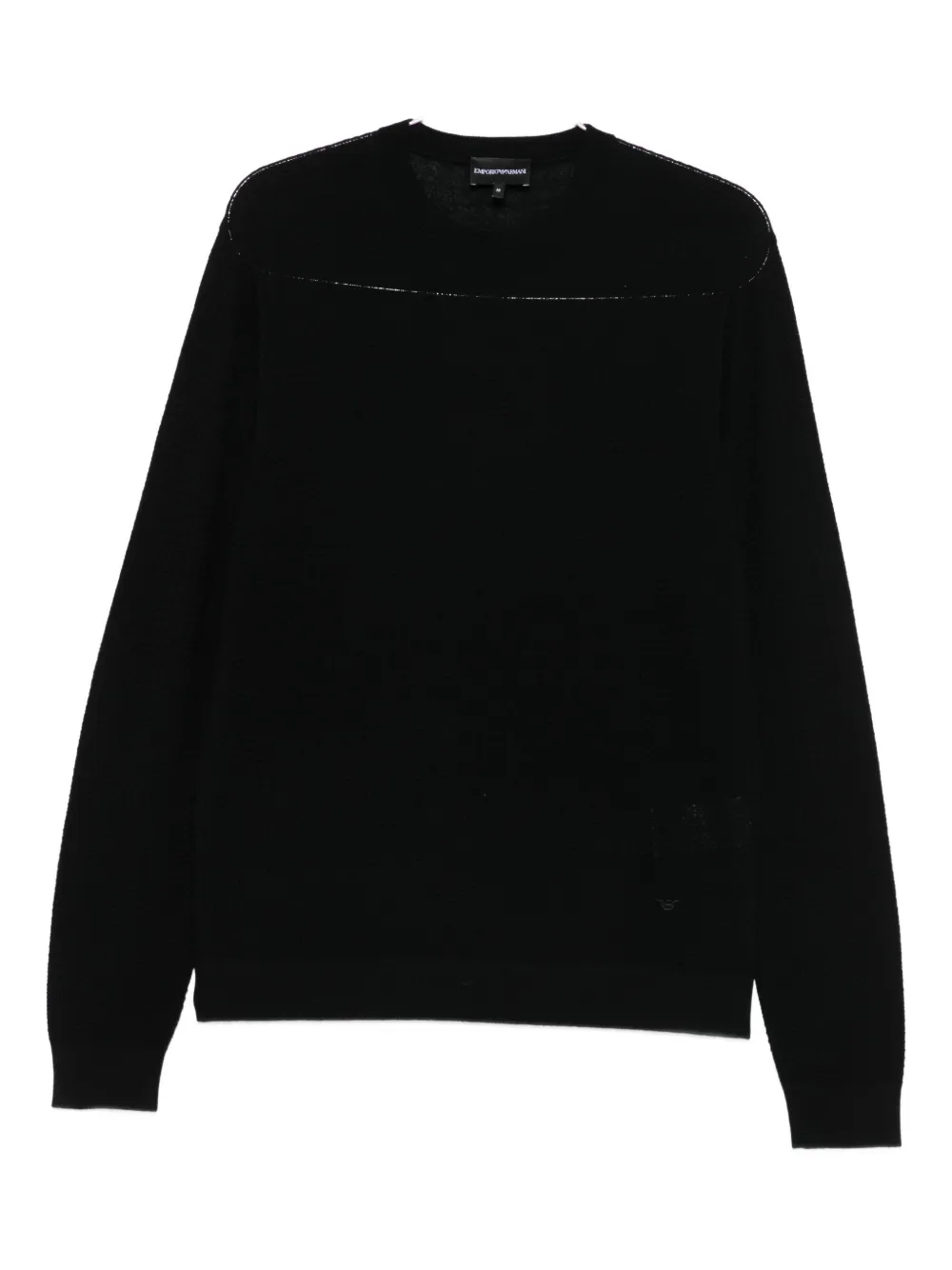 Фактурный свитер с круглым вырезом Emporio Armani, синий
Фактурный свитер с круглым вырезом Emporio Armani, синий