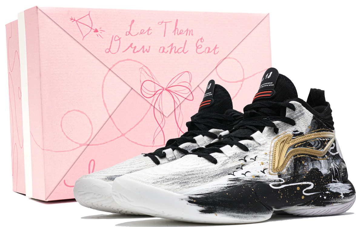 LINING Баскетбольные кроссовки YuShuai 18 Slip Rebound Super Light Mid top мужские, черные, золотые, белые
LINING Баскетбольные кроссовки YuShuai 18 Slip Rebound Super Light Mid top мужские, черные, золотые, белые