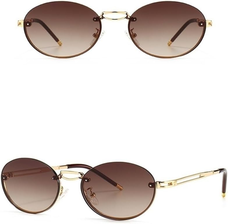 Винтажные овальные солнцезащитные очки в металлической оправе для женщин, панк-очки для мужчин, стильные очки для вождения, женские очки с защитой от УФ-излучения UV400 LANGSER, 3
Винтажные овальные солнцезащитные очки в металлической оправе для женщин, панк-очки для мужчин, стильные очки для вождения, женские очки с защитой от УФ-излучения UV400 LANGSER, 3