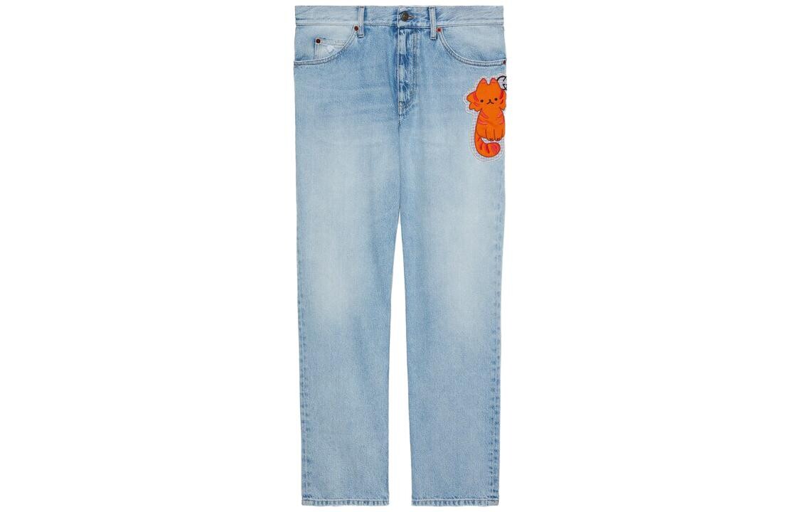 Джинсы мужские светло-голубые Gucci, светло-голубой
Джинсы мужские светло-голубые Gucci, светло-голубой