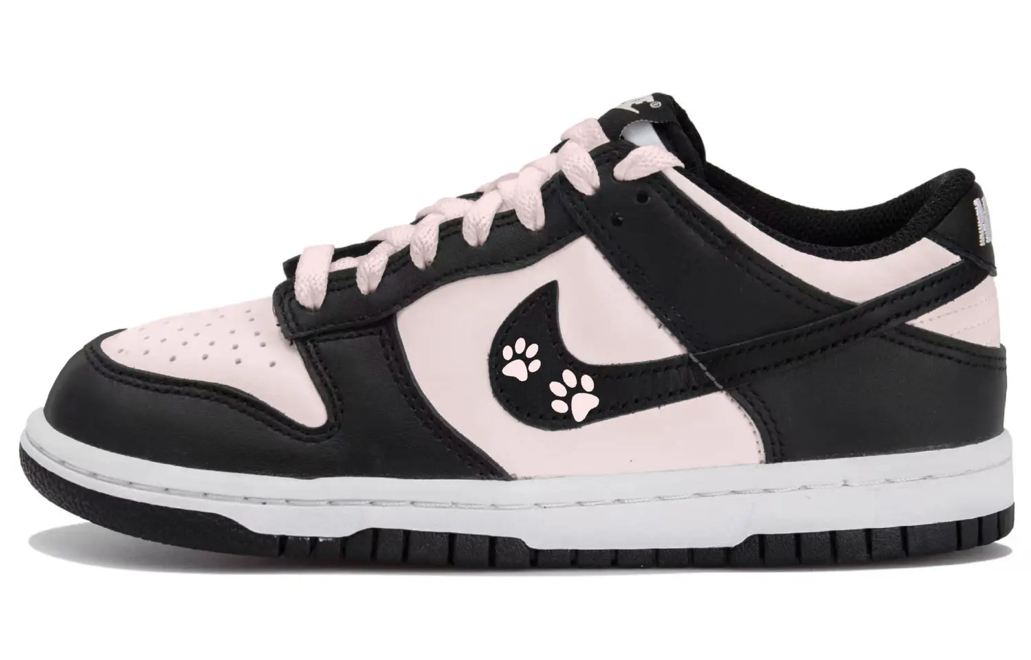 Nike Детские низкие кожаные скейтбордистские кроссовки Dunk, черные и розовые, для подростков
Nike Детские низкие кожаные скейтбордистские кроссовки Dunk, черные и розовые, для подростков