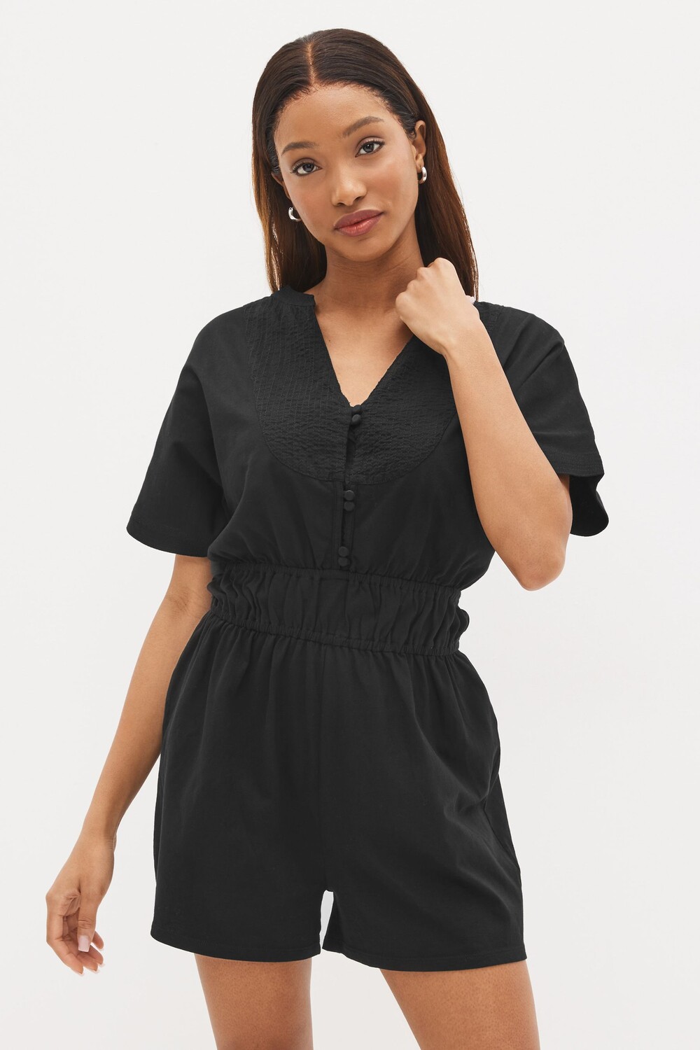 Комбинезон с вышивкой Next, черный
Комбинезон с вышивкой Next, черный