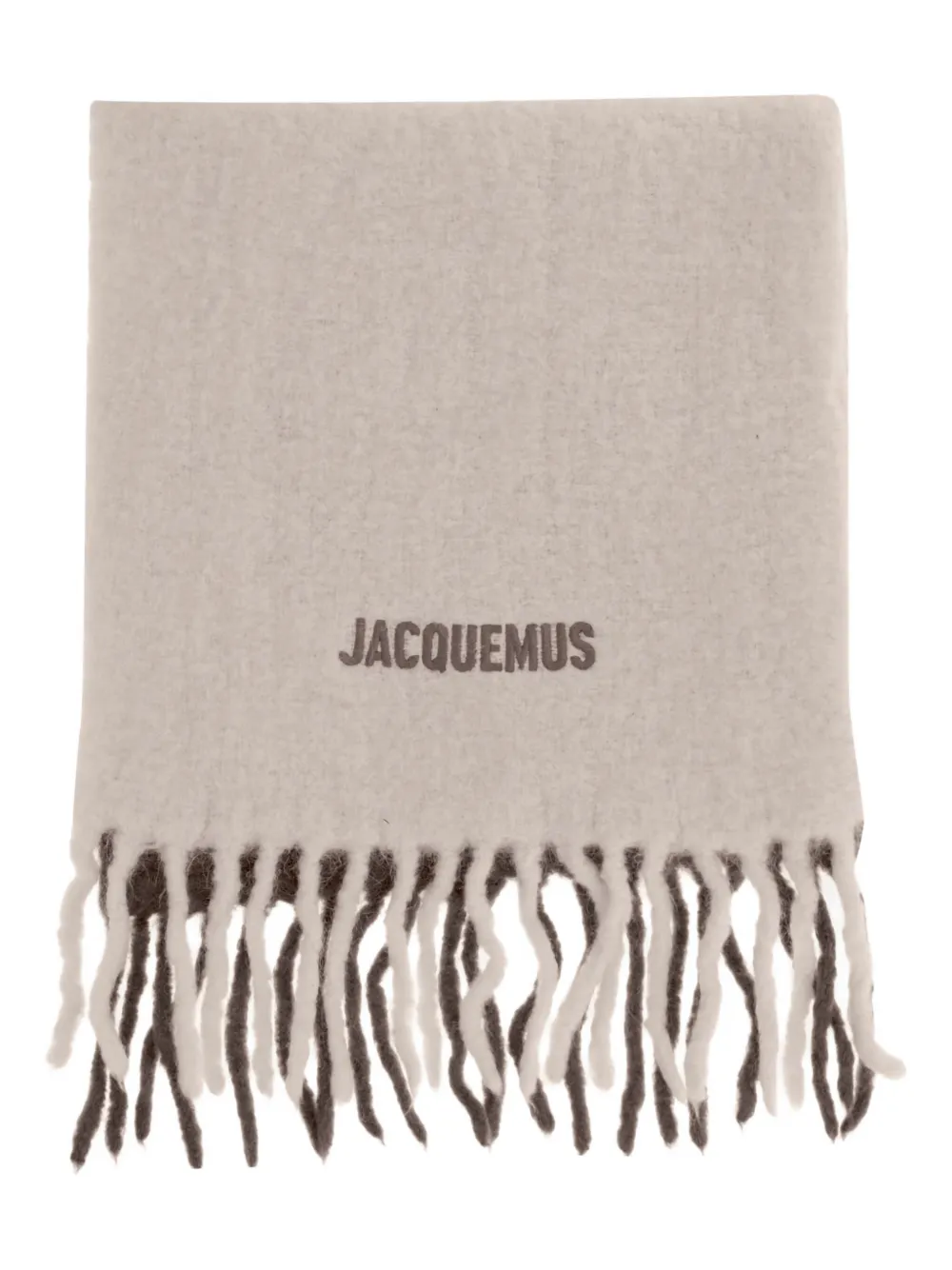 Шарф L'écharpe Moisson с вышитым логотипом и бахромой JACQUEMUS, нейтральный
Шарф L'écharpe Moisson с вышитым логотипом и бахромой JACQUEMUS, нейтральный