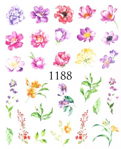 Водные наклейки для ногтей - №1188, Raisin
Водные наклейки для ногтей - №1188, Raisin