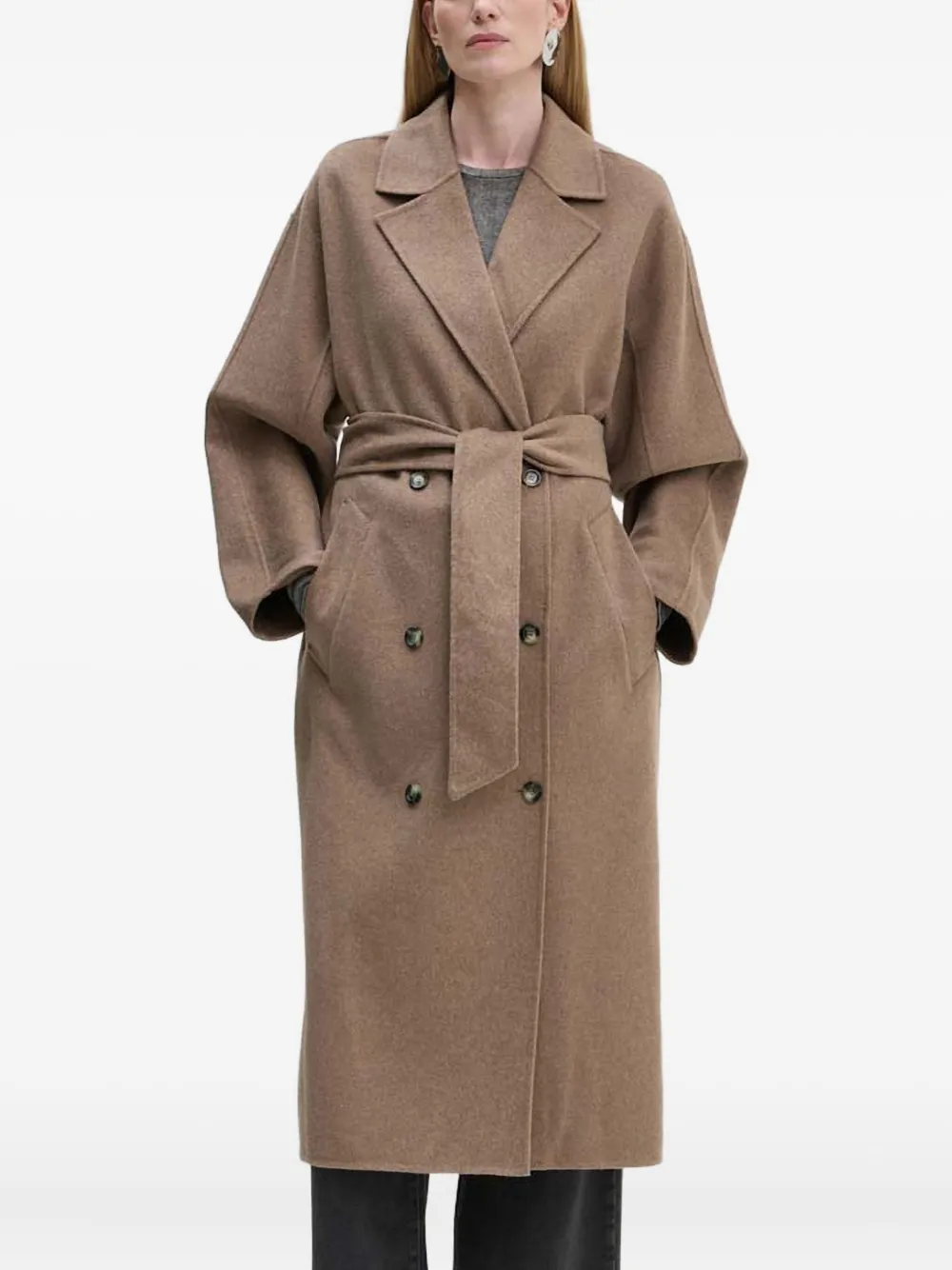 Двубортное пальто с поясом Day Birger Et Mikkelsen, нейтральный
Двубортное пальто с поясом Day Birger Et Mikkelsen, нейтральный