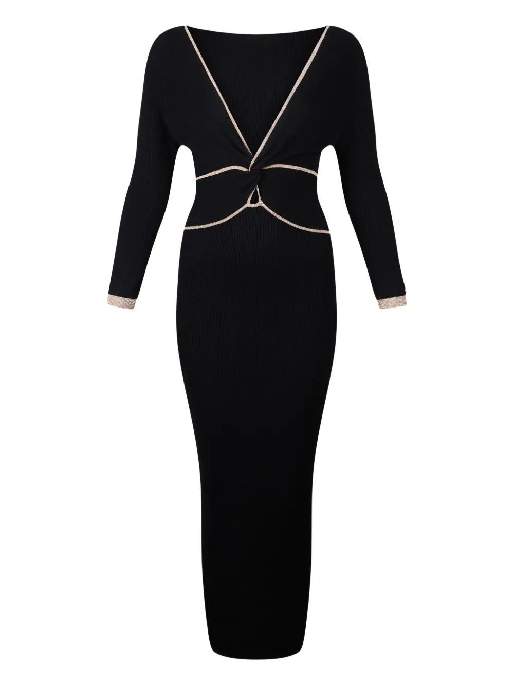Платье миди из ребристой вязки с узлом LIU JO, черный
Платье миди из ребристой вязки с узлом LIU JO, черный