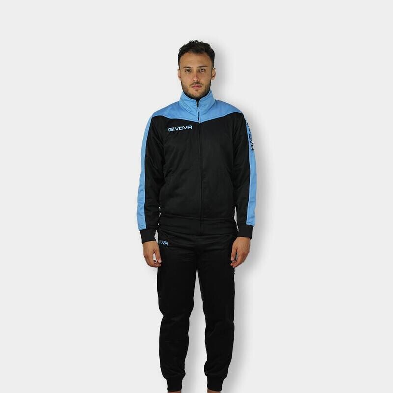 Спортивный костюм Givova Roma Черный/Голубой Полиэстер
Спортивный костюм Givova Roma Черный/Голубой Полиэстер