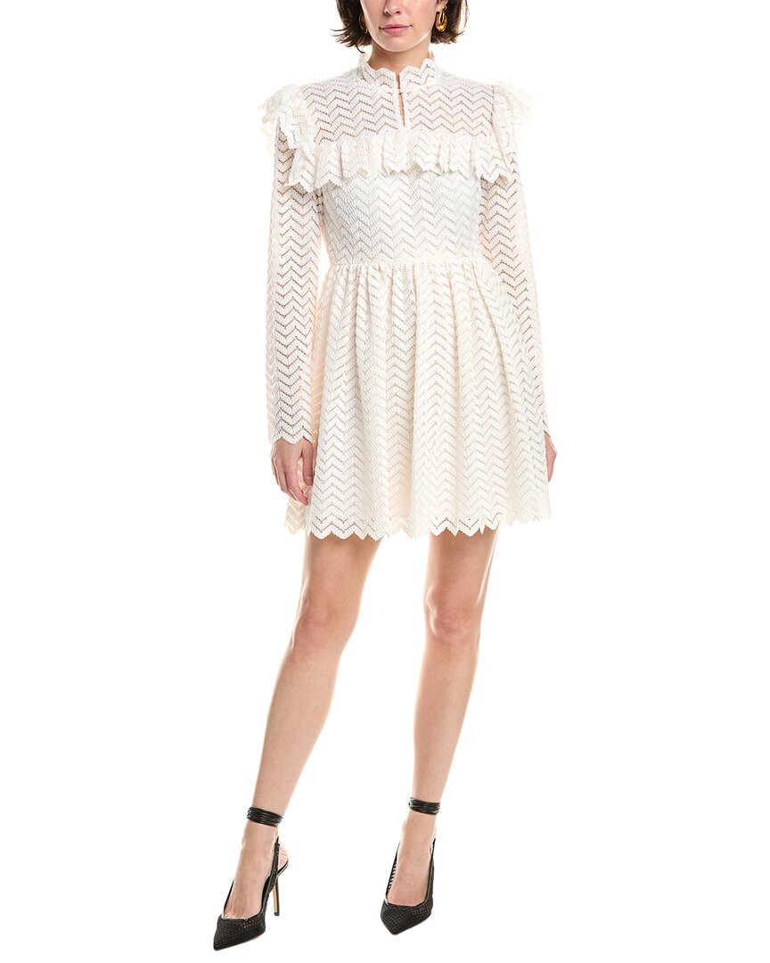 Ребекка Тейлор Мини-платье с шевроном и кружевом Rebecca Taylor, розовый
Ребекка Тейлор Мини-платье с шевроном и кружевом Rebecca Taylor, розовый