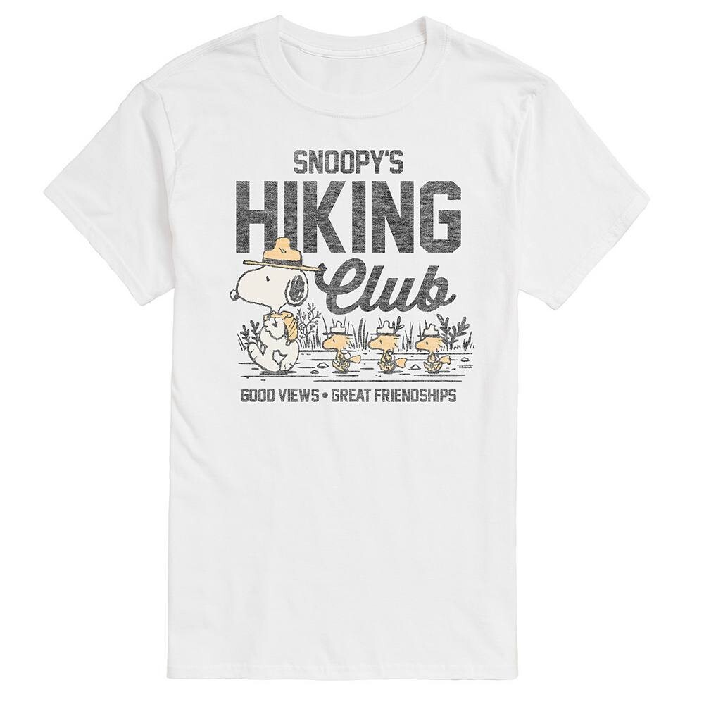 Мужская футболка с рисунком Peanuts Snoopy Hiking Club Licensed Character, белый
Мужская футболка с рисунком Peanuts Snoopy Hiking Club Licensed Character, белый