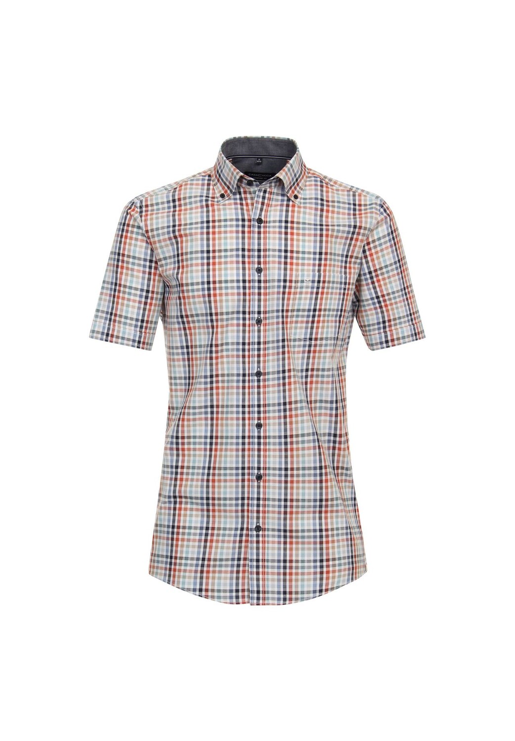 Мужская повседневная рубашка в клетку с короткими рукавами, удобная посадка CASAMODA, темно-синий
Мужская повседневная рубашка в клетку с короткими рукавами, удобная посадка CASAMODA, темно-синий