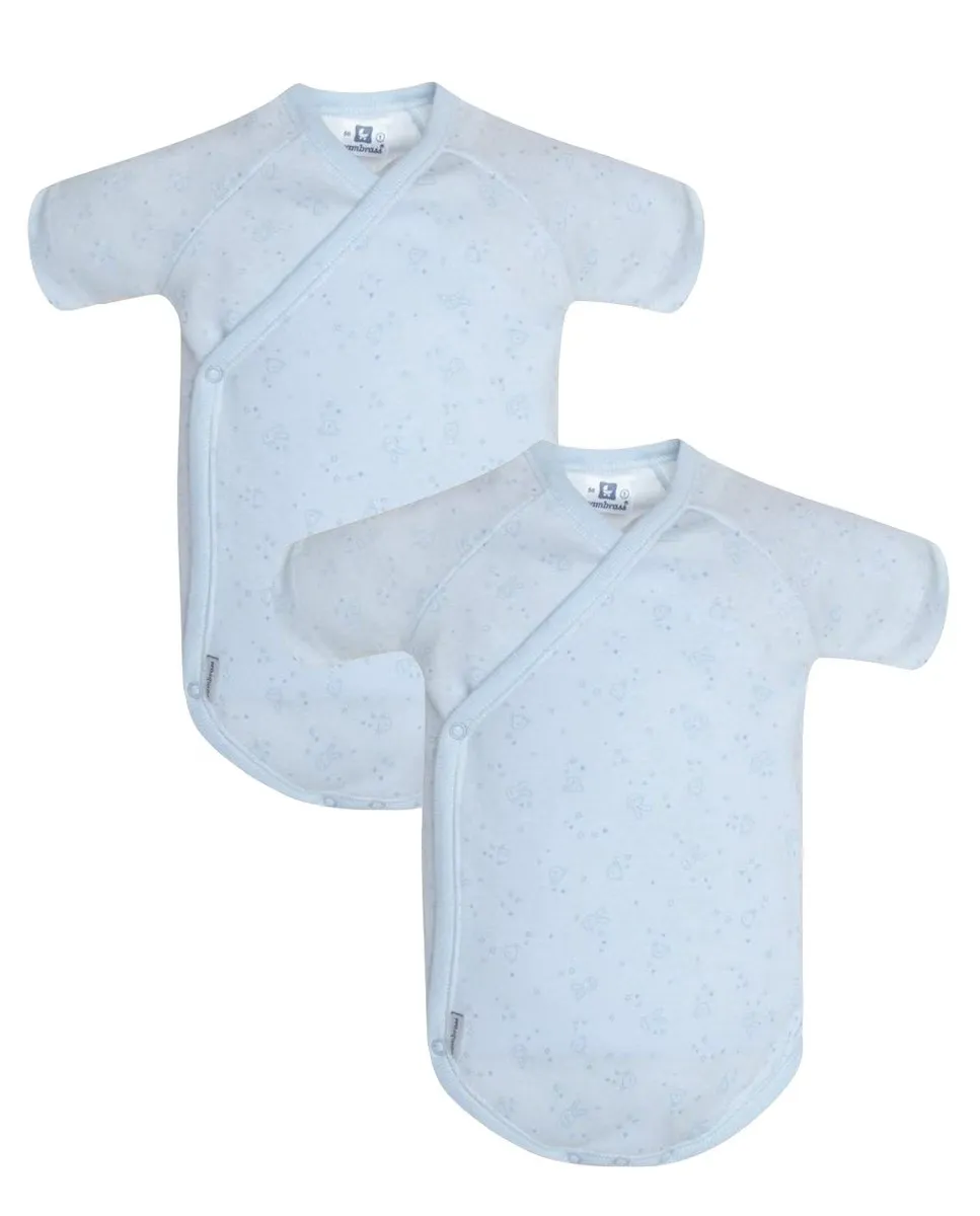 Упаковать 2 детских боди с короткими рукавами и принтом Cambrass, голубой
Упаковать 2 детских боди с короткими рукавами и принтом Cambrass, голубой