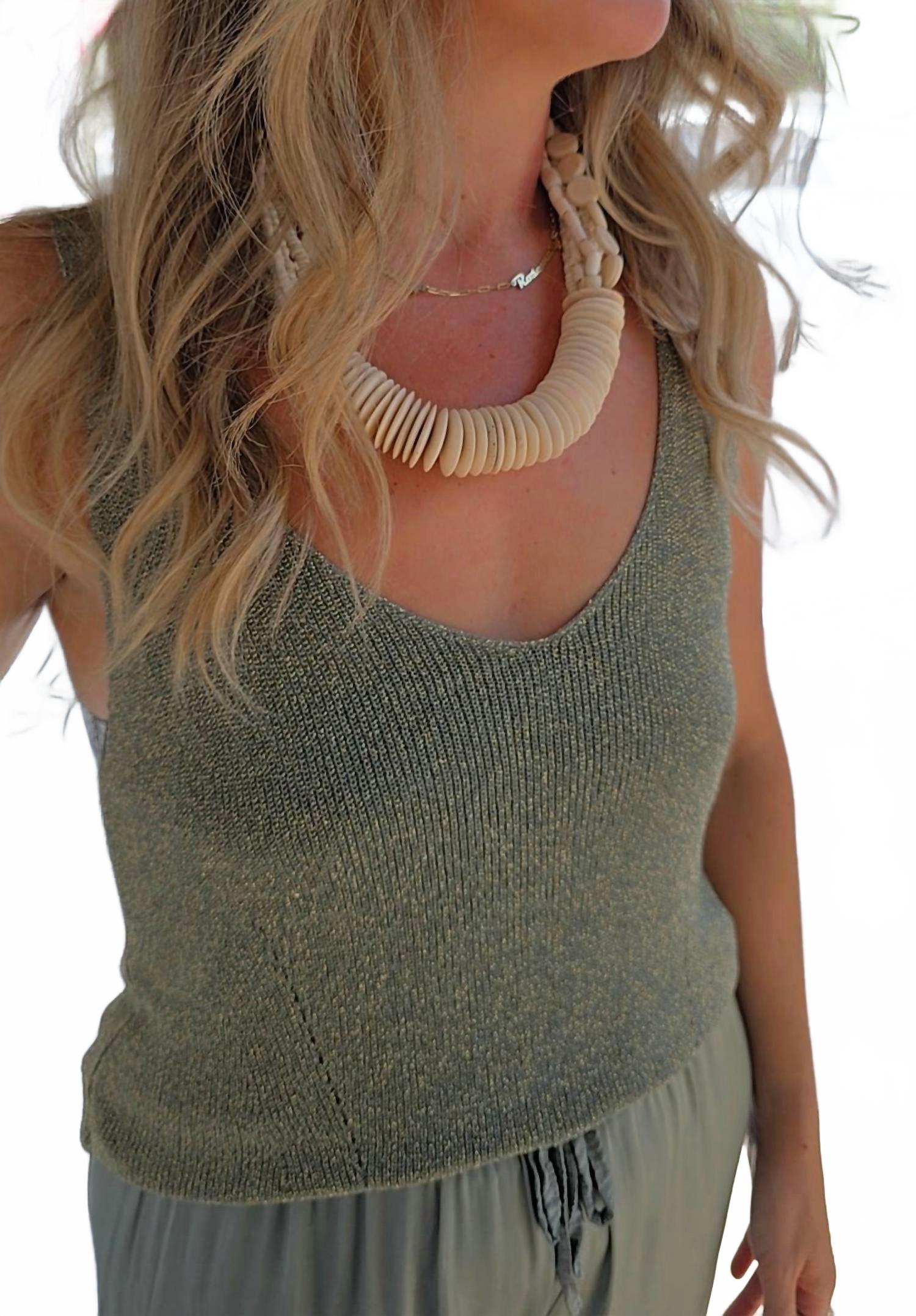 Рубашка-майка в цвете шалфея Scandal Italy, Sage
Рубашка-майка в цвете шалфея Scandal Italy, Sage