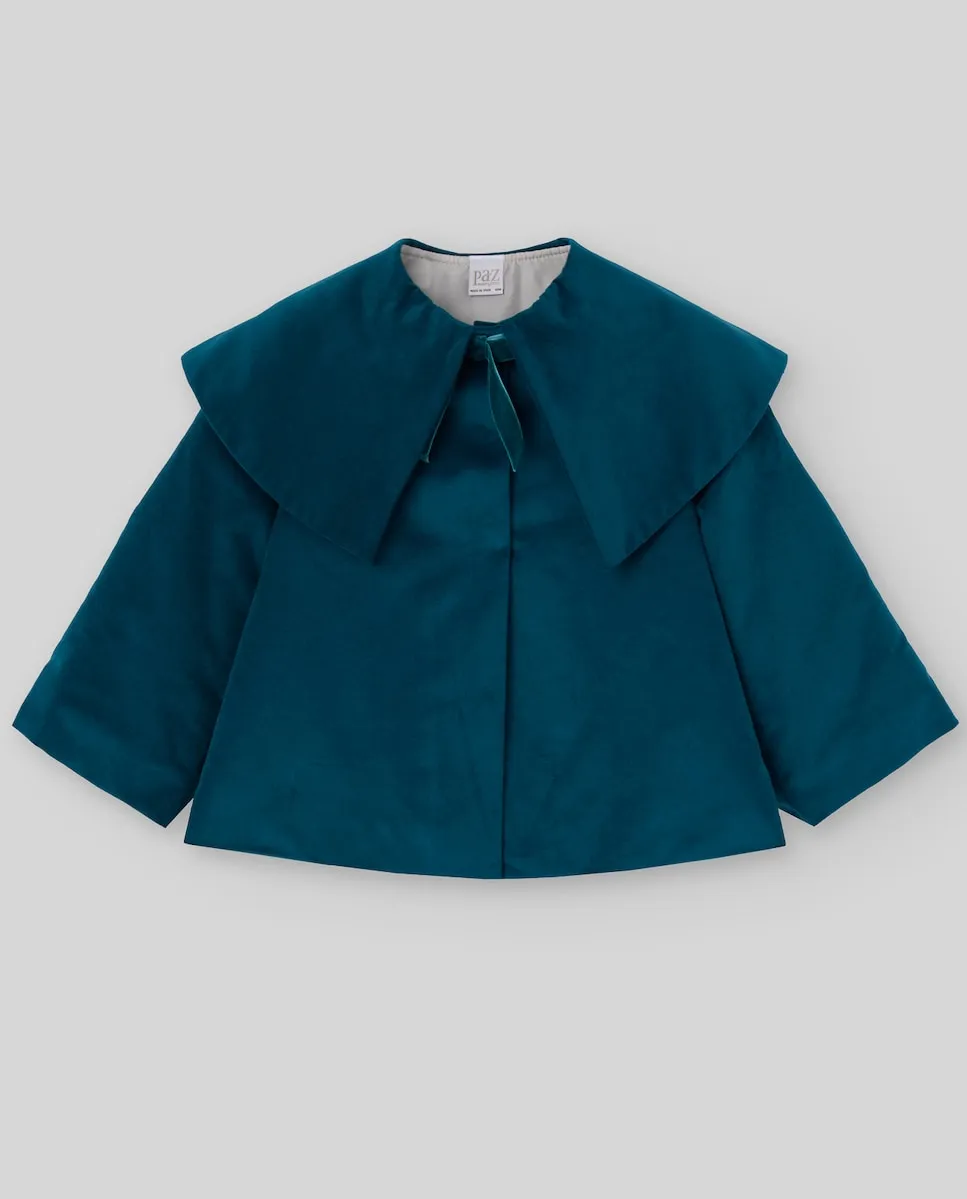 Вельветовый плащ для девочки, коллекция Quinta PAZ Rodríguez, антрацитово-синий
Вельветовый плащ для девочки, коллекция Quinta PAZ Rodríguez, антрацитово-синий