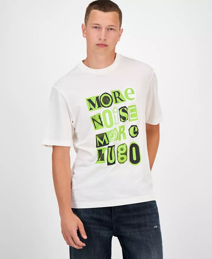 Мужская хлопковая футболка More Hugo с принтом Hugo Boss, белый
Мужская хлопковая футболка More Hugo с принтом Hugo Boss, белый