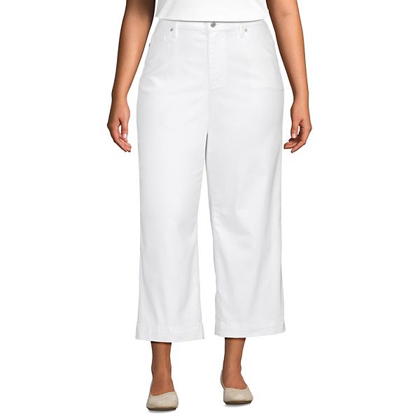 Джинсы Plus size с высокой посадкой и широкими штанинами Lands' End
Джинсы Plus size с высокой посадкой и широкими штанинами Lands' End