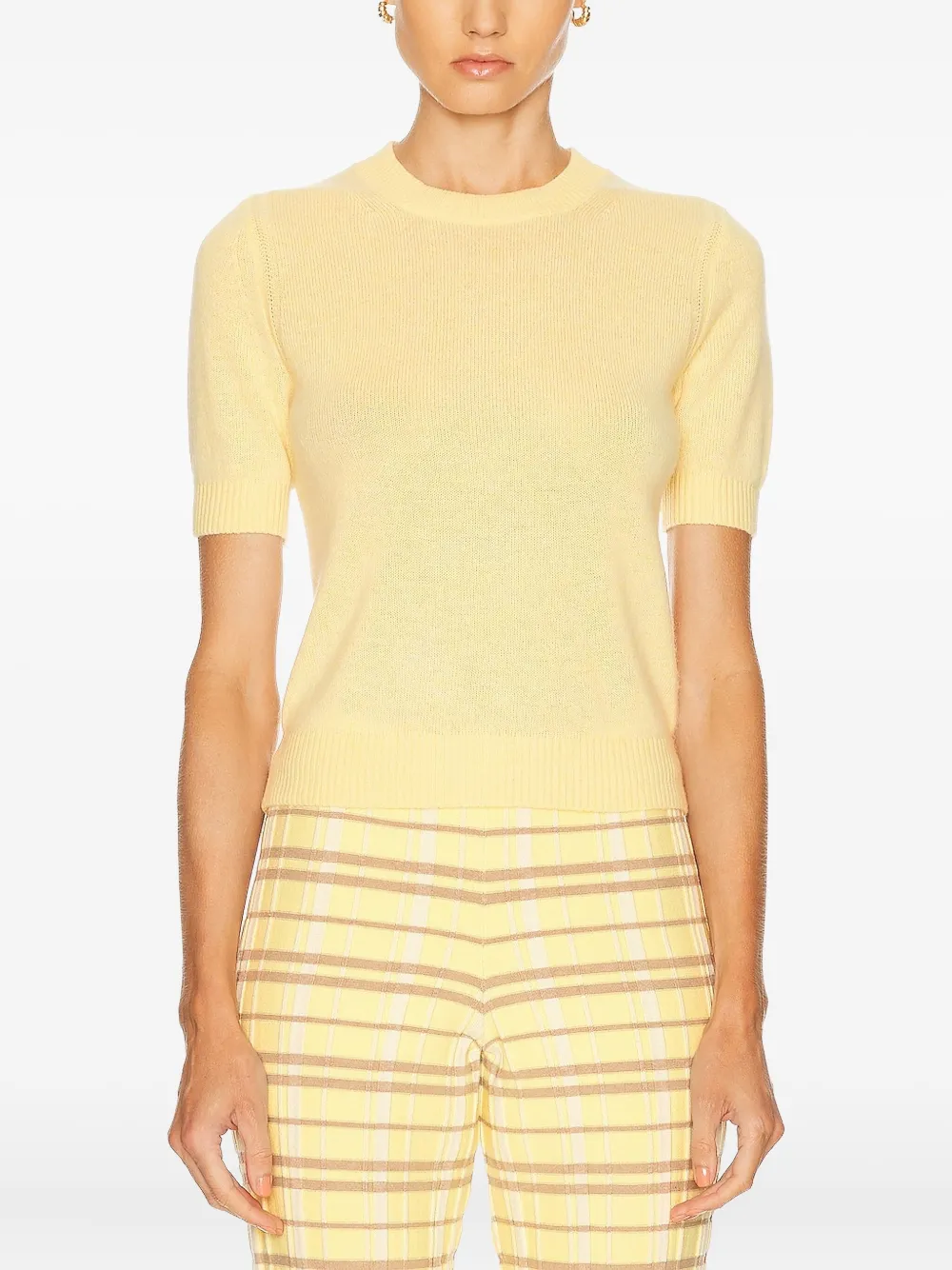 Вязаный топ с короткими рукавами Guest In Residence, желтый
Вязаный топ с короткими рукавами Guest In Residence, желтый