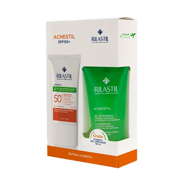 Рутинный набор для кожи с акне Pack Acnestil Rilastil, 2 UD
Рутинный набор для кожи с акне Pack Acnestil Rilastil, 2 UD