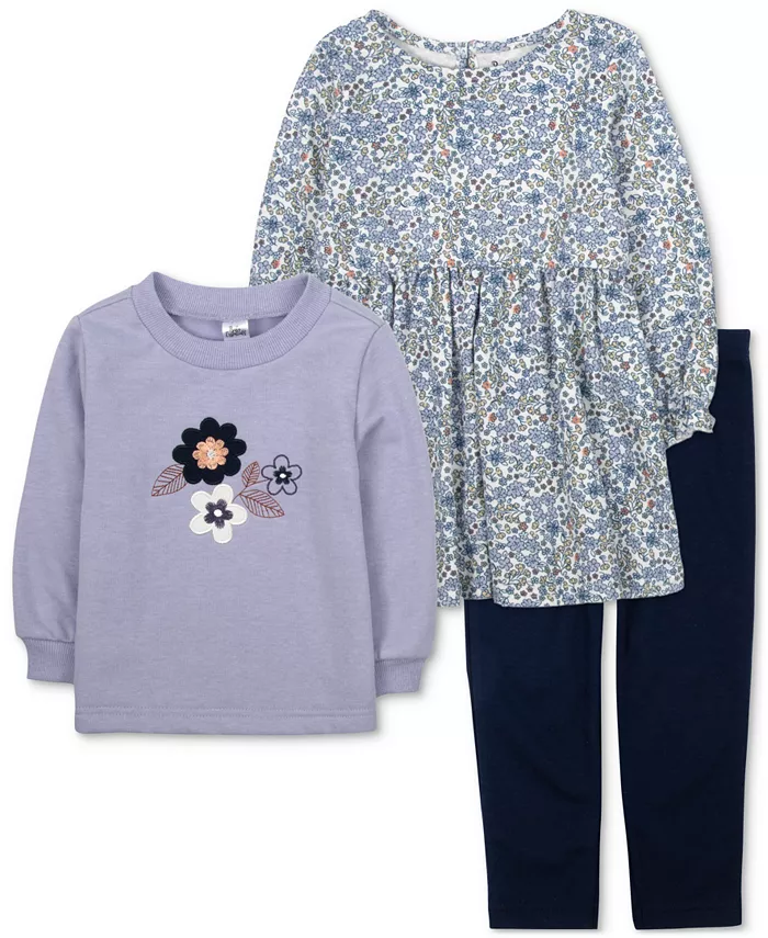 Стиль для девочек "Создай свой образ" - блузка, платье и леггинсы с цветочным принтом, комплект из 3 предметов Baby Essentials
Стиль для девочек "Создай свой образ" - блузка, платье и леггинсы с цветочным принтом, комплект из 3 предметов Baby Essentials