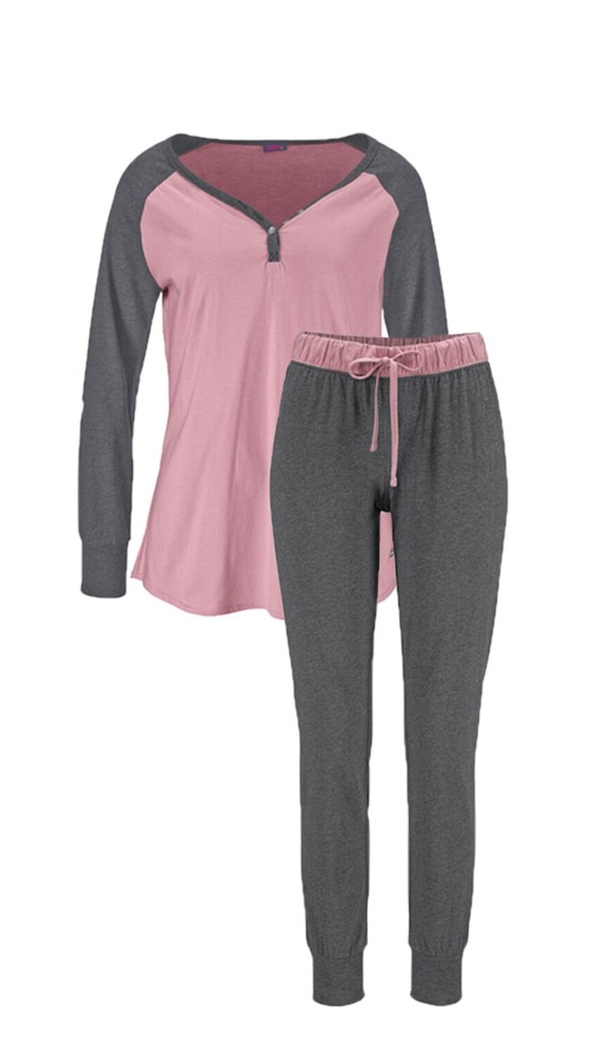 Пижама Buffalo, серый/розовый 
Пижама Buffalo, серый/розовый