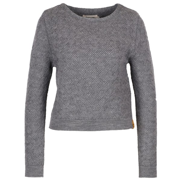 Женский плетеный свитер - шерстяной свитер Albmerino, серый
Женский плетеный свитер - шерстяной свитер Albmerino, серый