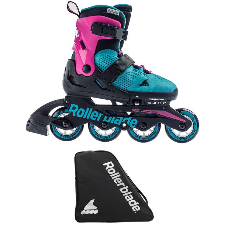 RollerBlade Детские роликовые коньки с регулируемым размером, для мальчиков и девочек, розовые и бирюзовые, размер M (33-36.5 см)
RollerBlade Детские роликовые коньки с регулируемым размером, для мальчиков и девочек, розовые и бирюзовые, размер M (33-36.5 см)