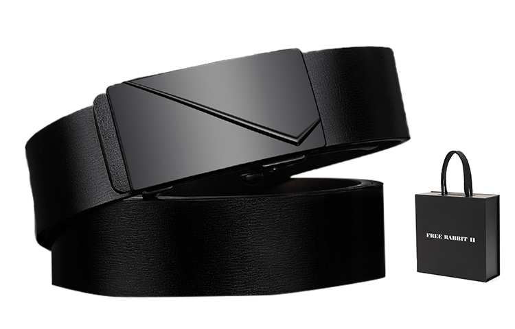 Кожаные ремни унисекс FREE RABBITⅡ, черный+подарочная упаковка лимитированная серия 
Кожаные ремни унисекс FREE RABBITⅡ, черный+подарочная упаковка лимитированная серия