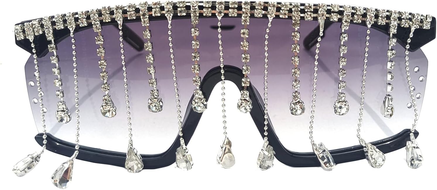 Солнцезащитные очки Helena Flat Top Diamond для женщин, блестящие хрустальные солнцезащитные очки с кисточкой, женские солнцезащитные очки с жемчугом и стразами для вечеринок, Gray
Солнцезащитные очки Helena Flat Top Diamond для женщин, блестящие хрустальные солнцезащитные очки с кисточкой, женские солнцезащитные очки с жемчугом и стразами для вечеринок, Gray