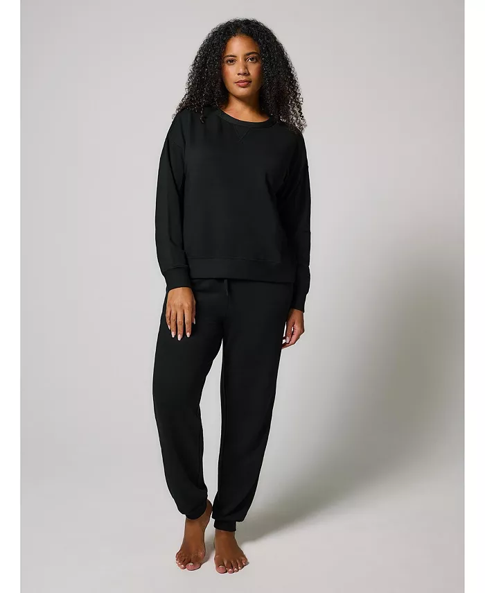 Женский комплект из джоггеров и толстовки Luxe Lounge LOVALL, черный
Женский комплект из джоггеров и толстовки Luxe Lounge LOVALL, черный