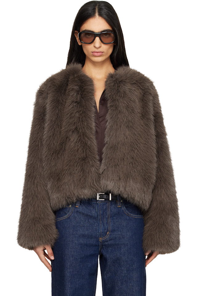 Citizens Of Humanity Куртка из искусственного меха «Коричневая Эсме»
Citizens Of Humanity Куртка из искусственного меха «Коричневая Эсме»