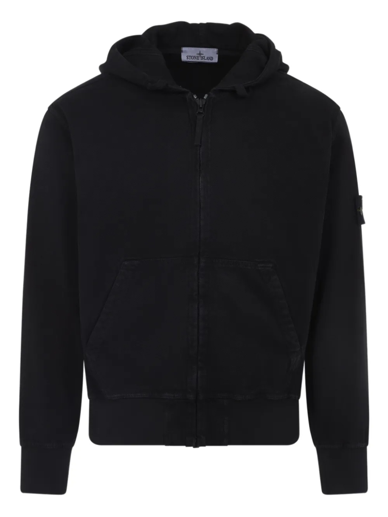 Толстовка с капюшоном на молнии с нашивкой-логотипом Stone Island, черный
Толстовка с капюшоном на молнии с нашивкой-логотипом Stone Island, черный