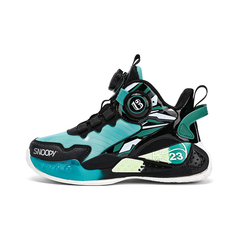Баскетбольные кроссовки с высоким верхом, противоскользящие, амортизирующие, износостойкие, водонепроницаемые, детские SNOOPY, зеленый
Баскетбольные кроссовки с высоким верхом, противоскользящие, амортизирующие, износостойкие, водонепроницаемые, детские SNOOPY, зеленый