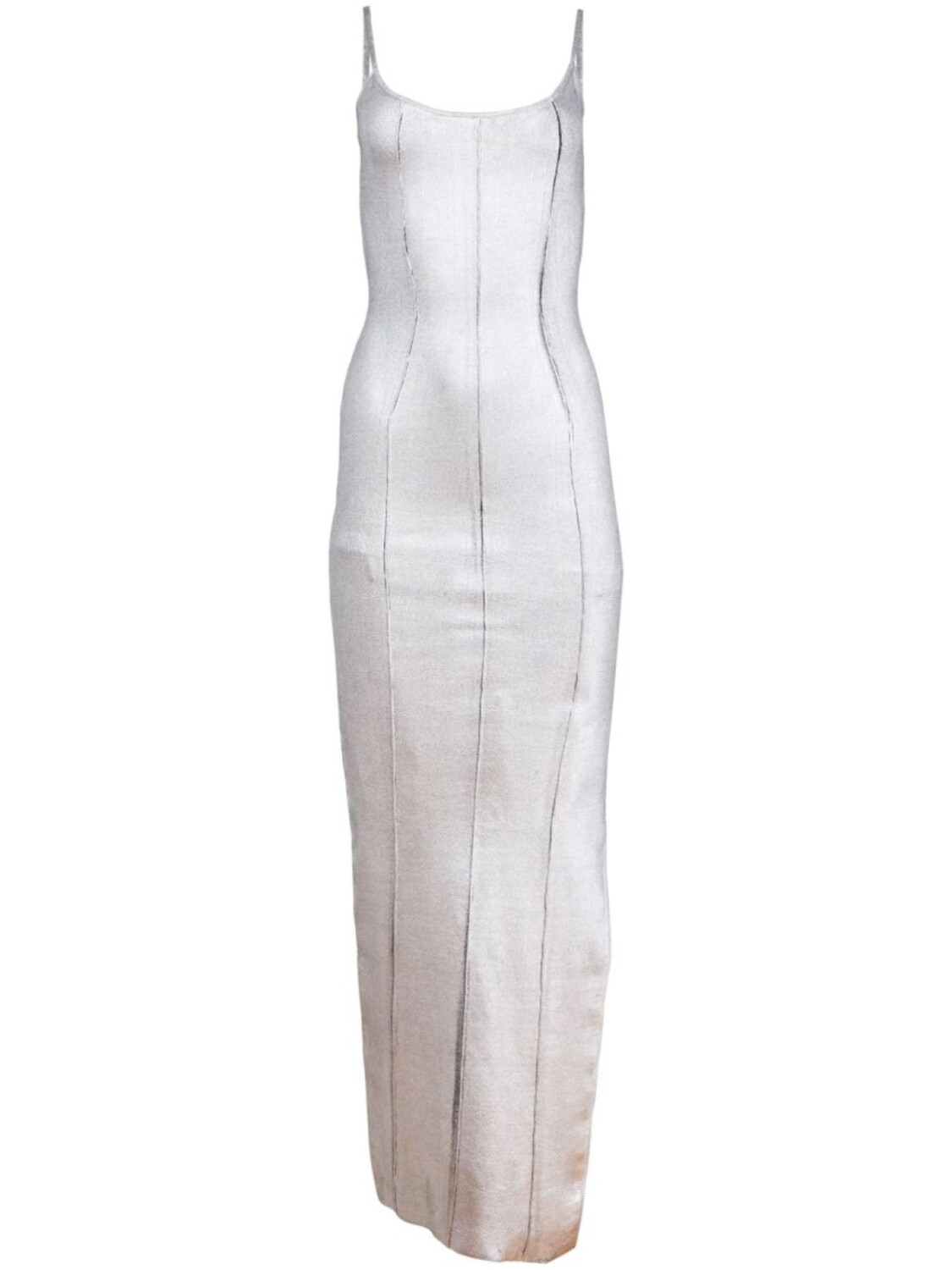 Платье с эффектом металлик Fleur Du Mal, серый
Платье с эффектом металлик Fleur Du Mal, серый